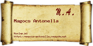 Magocs Antonella névjegykártya